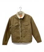 LEVI'Sリーバイス）の古着「ボアデニムジャケット」｜カーキ