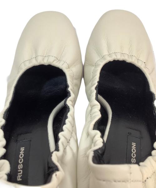 FABIO RUSCONI（ファビオルスコーニ）FABIO RUSCONI (ファビオルスコーニ) ヒールパンプス ホワイト サイズ:23.5cmの古着・服飾アイテム