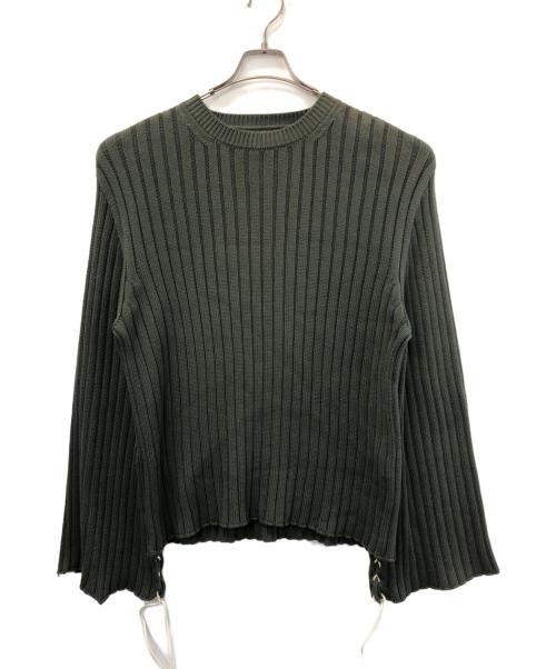 77circa（ナナナナサーカ）77circa (ナナナナサーカ) 厚手ニット オリーブ サイズ:Fの古着・服飾アイテム
