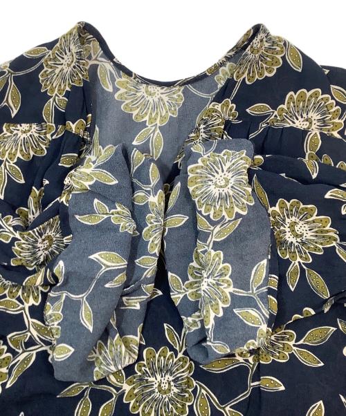 ne quittez pas（ヌキテパ）ne quittez pas (ヌキテパ) 長袖ワンピース ネイビー サイズ:Sの古着・服飾アイテム