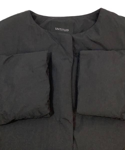 UNTITLED（アンタイトル）UNTITLED (アンタイトル) ナイロンタフタダウン ブラック サイズ:SIZE 2 未使用品の古着・服飾アイテム