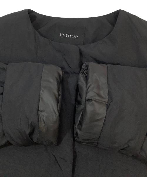 UNTITLED（アンタイトル）UNTITLED (アンタイトル) ナイロンタフタダウン ブラック サイズ:SIZE 2 未使用品の古着・服飾アイテム