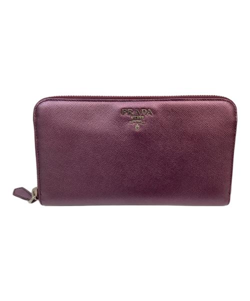 PRADA（プラダ）PRADA (プラダ) 長財布 パープルの古着・服飾アイテム