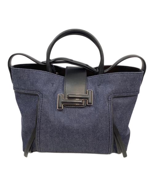 TOD'S（トッズ）TOD'S (トッズ) 2WAYバッグ インディゴの古着・服飾アイテム
