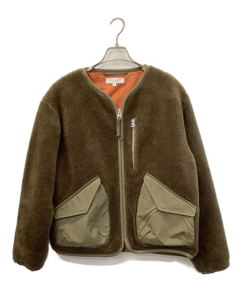 BEAUTY&YOUTH UNITED ARROWS（ビューティーアンドユースユナイテッドアローズ）BEAUTY&YOUTH UNITED ARROWS (ビューティーアンドユースユナイテッドアローズ) フリースジャケット グリーン サイズ:Sの古着・服飾アイテム