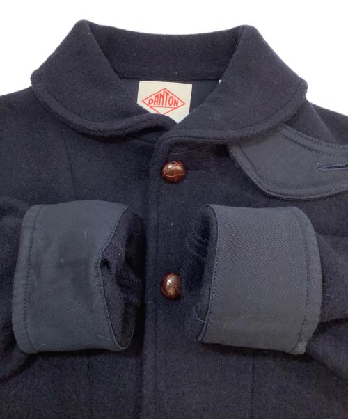 DANTON（ダントン）DANTON (ダントン) 丸襟ウールモッサジャケット ネイビー サイズ:40の古着・服飾アイテム