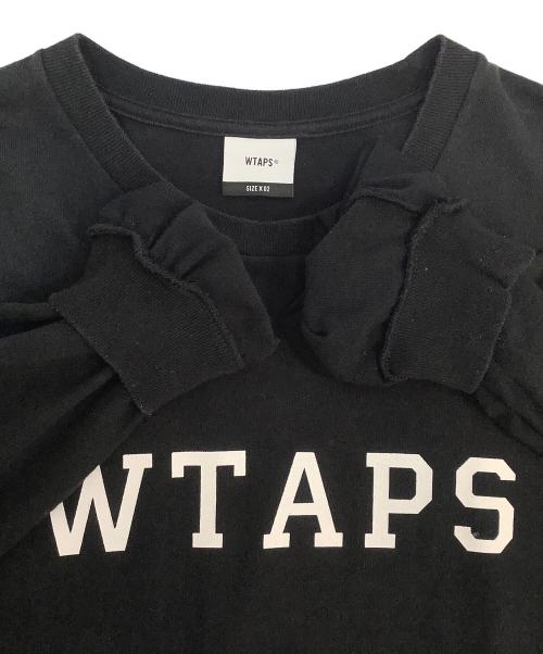 WTAPS（ダブルタップス）WTAPS (ダブルタップス) 長袖カットソー ブラック サイズ:X02の古着・服飾アイテム