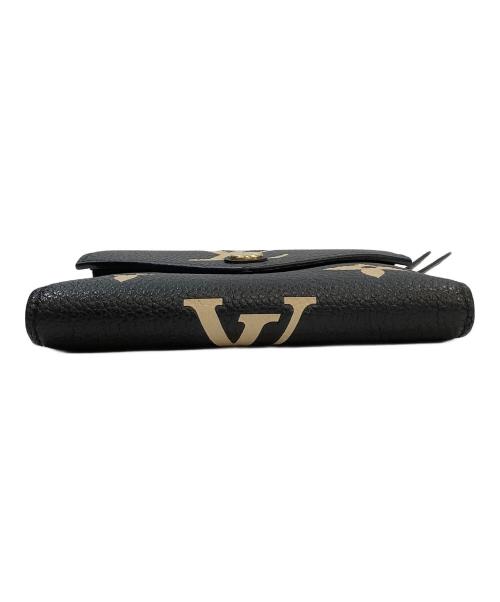 LOUIS VUITTON（ルイ ヴィトン）LOUIS VUITTON (ルイ ヴィトン) ポルトフォイユ・ヴィクトリーヌ モノグラムアンプラント ブラックの古着・服飾アイテム