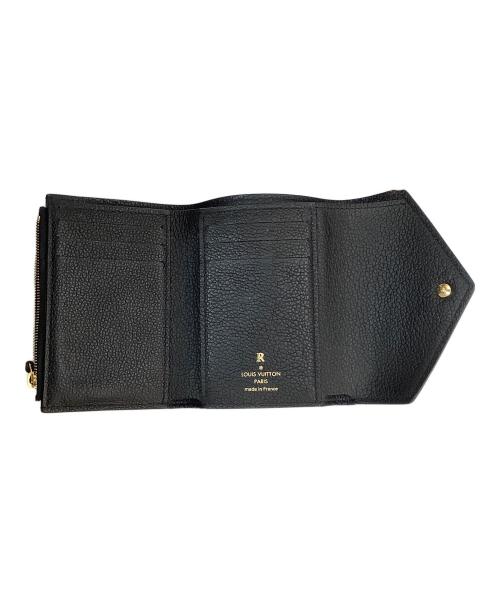 LOUIS VUITTON（ルイ ヴィトン）LOUIS VUITTON (ルイ ヴィトン) ポルトフォイユ・ヴィクトリーヌ モノグラムアンプラント ブラックの古着・服飾アイテム
