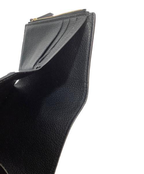 LOUIS VUITTON（ルイ ヴィトン）LOUIS VUITTON (ルイ ヴィトン) ポルトフォイユ・ヴィクトリーヌ モノグラムアンプラント ブラックの古着・服飾アイテム