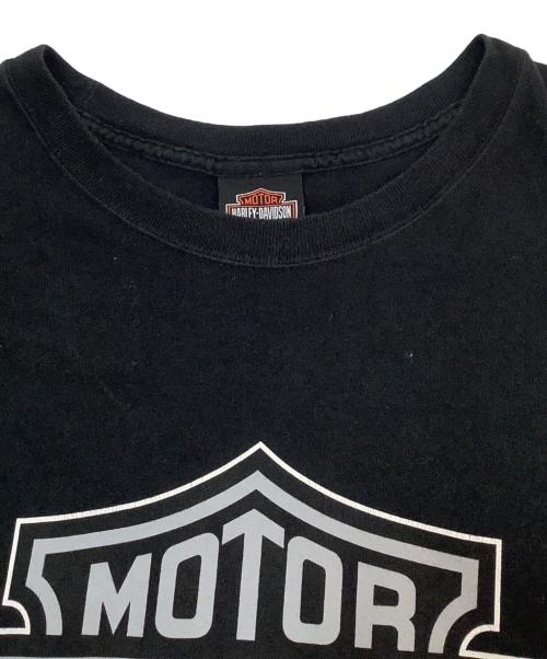 HARLEY-DAVIDSON（ハーレーダビッドソン）HARLEY-DAVIDSON (ハーレーダビッドソン) 長袖カットソー ブラック サイズ:2XLの古着・服飾アイテム