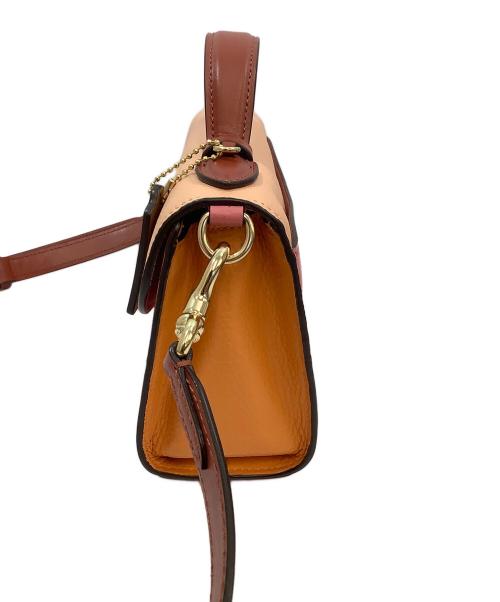 COACH（コーチ）COACH (コーチ) ショルダーバッグ オレンジ×ピンクの古着・服飾アイテム