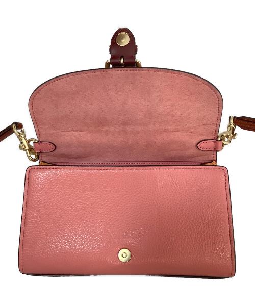 COACH（コーチ）COACH (コーチ) ショルダーバッグ オレンジ×ピンクの古着・服飾アイテム