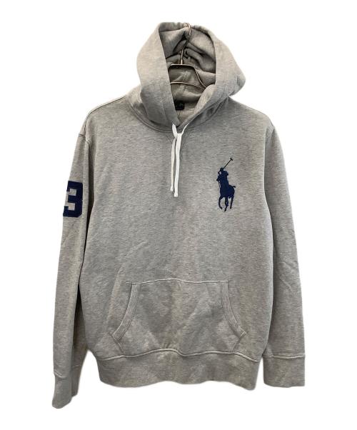 POLO RALPH LAUREN（ポロ・ラルフローレン）POLO RALPH LAUREN (ポロ・ラルフローレン) プルオーバーパーカー ライトグレー サイズ:L 未使用品の古着・服飾アイテム