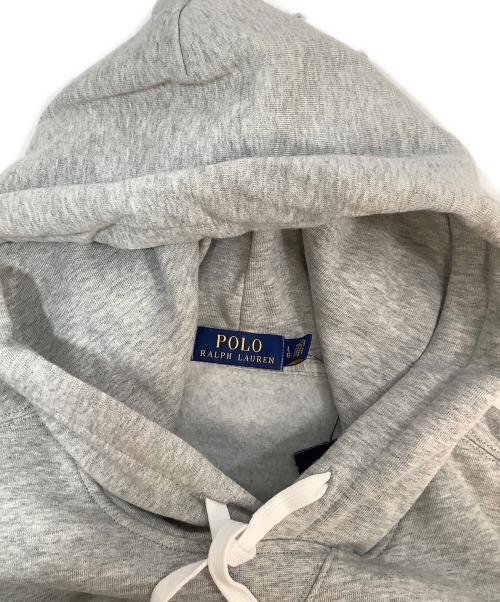 POLO RALPH LAUREN（ポロ・ラルフローレン）POLO RALPH LAUREN (ポロ・ラルフローレン) プルオーバーパーカー ライトグレー サイズ:L 未使用品の古着・服飾アイテム