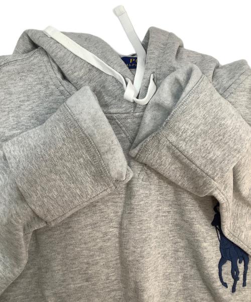 POLO RALPH LAUREN（ポロ・ラルフローレン）POLO RALPH LAUREN (ポロ・ラルフローレン) プルオーバーパーカー ライトグレー サイズ:L 未使用品の古着・服飾アイテム
