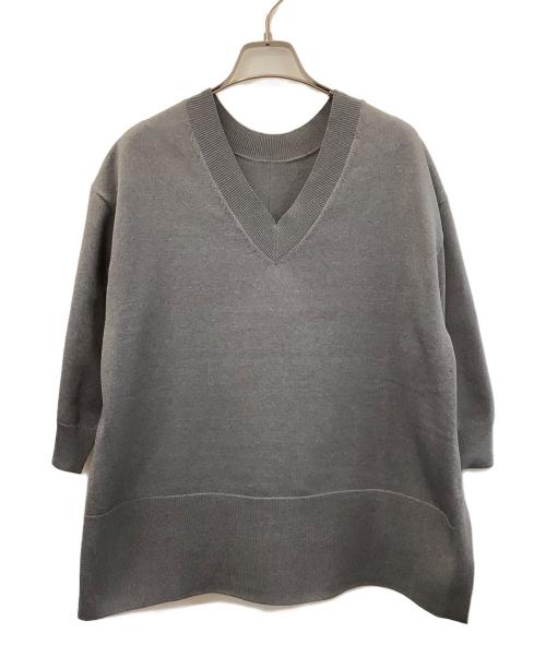 UNITED ARROWS TOKYO（ユナイテッドアローズトウキョウ）UNITED ARROWS TOKYO (ユナイテッドアローズトウキョウ) 薄手ニット グレー サイズ:Freeの古着・服飾アイテム