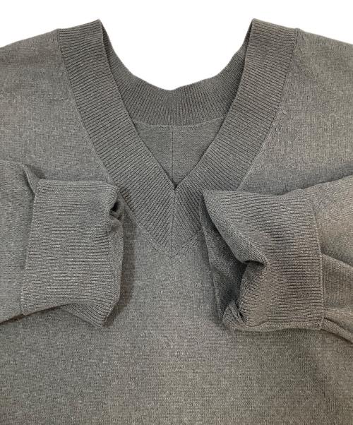 UNITED ARROWS TOKYO（ユナイテッドアローズトウキョウ）UNITED ARROWS TOKYO (ユナイテッドアローズトウキョウ) 薄手ニット グレー サイズ:Freeの古着・服飾アイテム