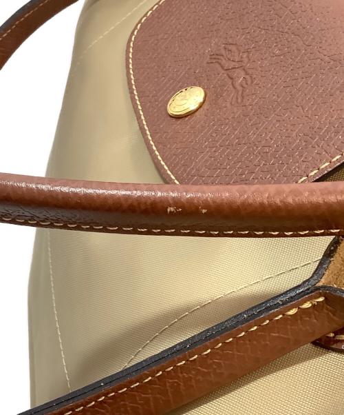 LONGCHAMP（ロンシャン）LONGCHAMP (ロンシャン) トートバッグ ブラウン×ベージュの古着・服飾アイテム