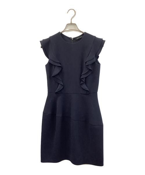 YOKO CHAN（ヨーコチャン）YOKO CHAN (ヨーコチャン) ノースリーブ・キャミソールワンピース ネイビー サイズ:36の古着・服飾アイテム