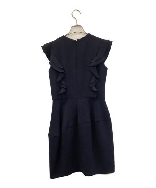 YOKO CHAN（ヨーコチャン）YOKO CHAN (ヨーコチャン) ノースリーブ・キャミソールワンピース ネイビー サイズ:36の古着・服飾アイテム