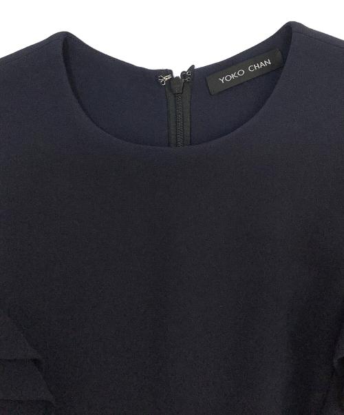 YOKO CHAN（ヨーコチャン）YOKO CHAN (ヨーコチャン) ノースリーブ・キャミソールワンピース ネイビー サイズ:36の古着・服飾アイテム