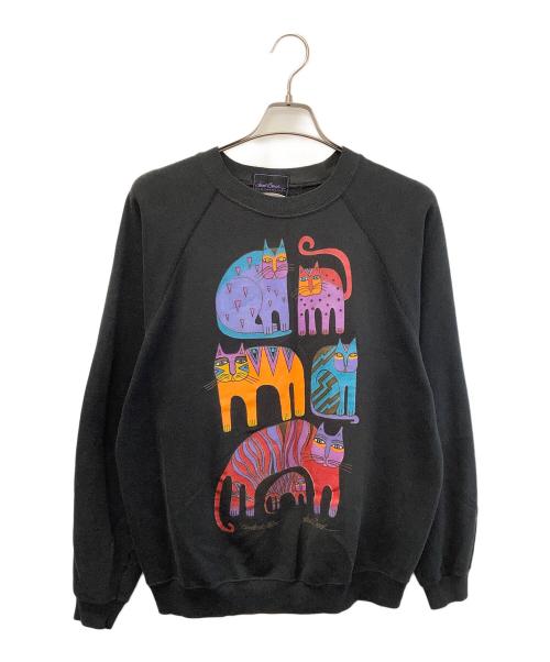 LAUREL BURCH（ロ－レルバーチ）LAUREL BURCH (ロ－レルバーチ) Hanes (ヘインズ) スウェット ブラック サイズ:XLの古着・服飾アイテム