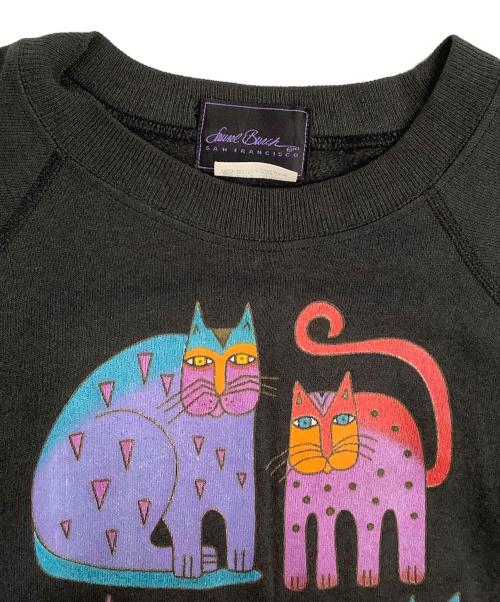 LAUREL BURCH（ロ－レルバーチ）LAUREL BURCH (ロ－レルバーチ) Hanes (ヘインズ) スウェット ブラック サイズ:XLの古着・服飾アイテム