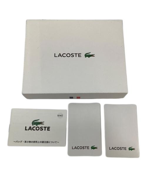 LACOSTE（ラコステ）LACOSTE (ラコステ) 2つ折り財布 ブラックの古着・服飾アイテム