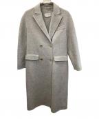 MaxMaraマックスマーラ）の古着「アンゴラ混チュスターコート」｜グレー