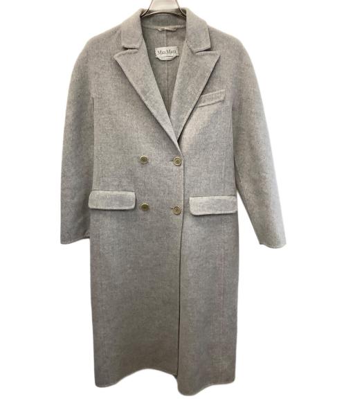 MaxMara（マックスマーラ）MaxMara (マックスマーラ) アンゴラ混チュスターコート グレー サイズ:40の古着・服飾アイテム