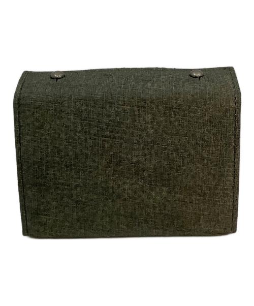 M+（エムピウ）M+ (エムピウ) コンパクトウォレット グリーンの古着・服飾アイテム