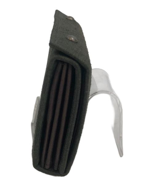 M+（エムピウ）M+ (エムピウ) コンパクトウォレット グリーンの古着・服飾アイテム