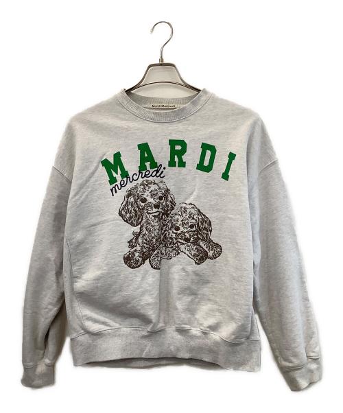 Mardi Mercredi（マルディメクルディ）MARDI MERCREDI (マルディメクルディ) スウェット グレー サイズ:不明の古着・服飾アイテム
