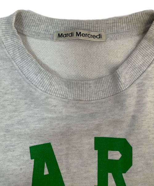 Mardi Mercredi（マルディメクルディ）MARDI MERCREDI (マルディメクルディ) スウェット グレー サイズ:不明の古着・服飾アイテム