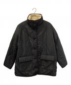 FREAK'S STOREフリークスストア）の古着「ハイネック リバーシブル ボア キルティングコー」｜ブラック