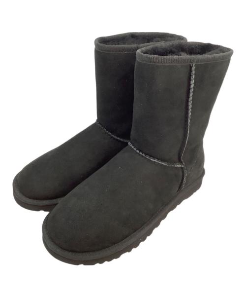 UGG（アグ）UGG (アグ) ムートンブーツ ブラック サイズ:24cmの古着・服飾アイテム