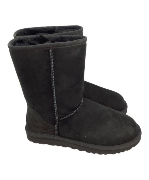 UGG（アグ）UGG (アグ) ムートンブーツ ブラック サイズ:24cmの古着・服飾アイテム