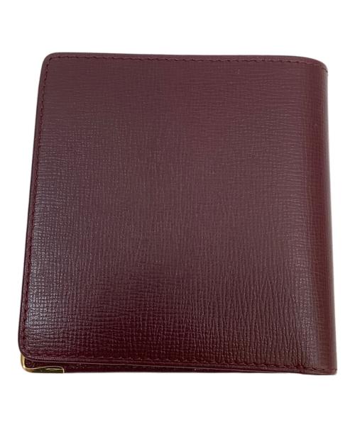 Cartier（カルティエ）Cartier (カルティエ) 2つ折り財布 ワインレッドの古着・服飾アイテム