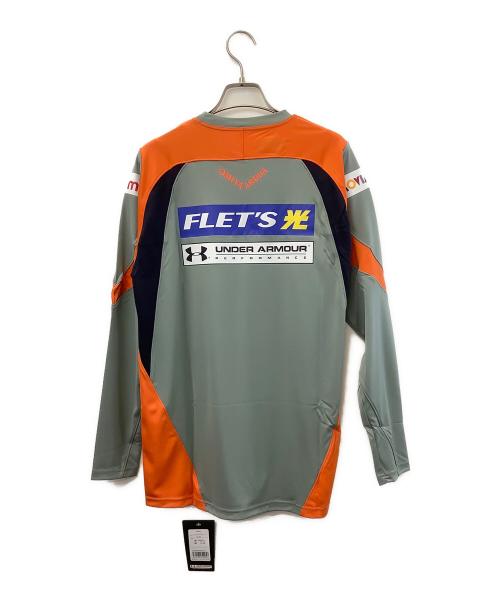 大宮アルディージャ（オオミヤアルディージャ）大宮アルディージャ (オオミヤアルディージャ) トレーニングTシャツ オレンジ×グレー サイズ:不明 未使用品の古着・服飾アイテム