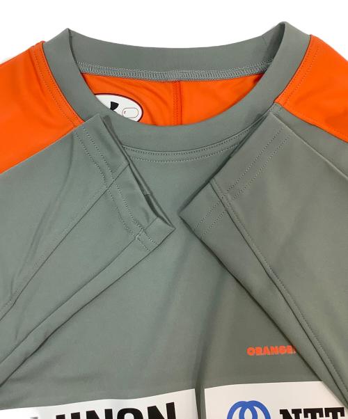大宮アルディージャ（オオミヤアルディージャ）大宮アルディージャ (オオミヤアルディージャ) トレーニングTシャツ オレンジ×グレー サイズ:不明 未使用品の古着・服飾アイテム
