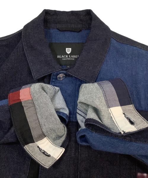 BLACK LABEL CRESTBRIDGE（ブラックレーベル クレストブリッジ）BLACK LABEL CRESTBRIDGE (ブラックレーベル クレストブリッジ) デニムジャケット インディゴ サイズ:Mの古着・服飾アイテム