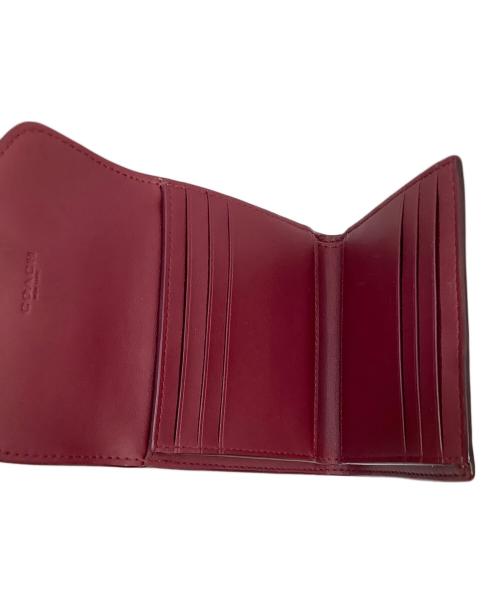 COACH（コーチ）COACH (コーチ) 3つ折り財布 ベージュの古着・服飾アイテム