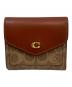COACH（コーチ）の古着「3つ折り財布」｜ベージュ