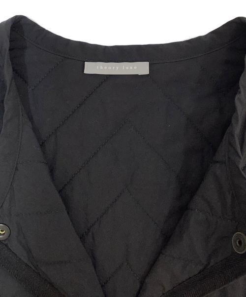 theory luxe（セオリーリュクス）theory luxe (セオリーリュクス) キルティングジャケット ブラック サイズ:38の古着・服飾アイテム