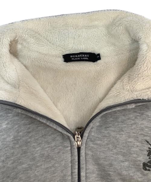 BURBERRY BLACK LABEL（バーバリーブラックレーベル）BURBERRY BLACK LABEL (バーバリーブラックレーベル) 裏ボアジャケット ライトグレー サイズ:3の古着・服飾アイテム