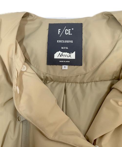NANGA（ナンガ）NANGA (ナンガ) F/CE. (エフシーイー) FT LONG DOWN COAT ベージュ サイズ:Sの古着・服飾アイテム