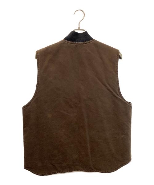 CarHartt（カーハート）CarHartt (カーハート) ダックベスト ブラウン サイズ:Lの古着・服飾アイテム