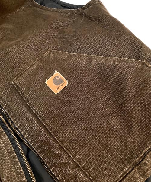 CarHartt（カーハート）CarHartt (カーハート) ダックベスト ブラウン サイズ:Lの古着・服飾アイテム