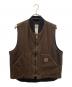 CarHartt（カーハート）の古着「ダックベスト」｜ブラウン